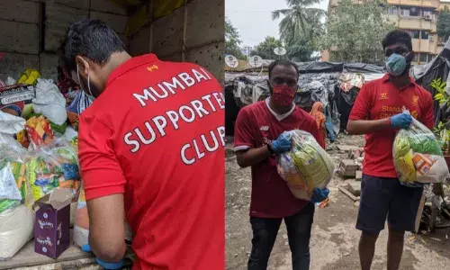 Liverpool FC fans walk together to raise funds for Mumbai