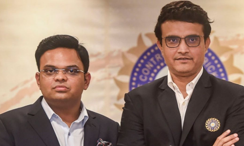 BCCI president Sourav Ganguly and secretary Jay Shah