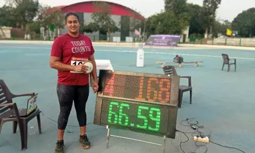 Kamalpreet Kaur after her best-ever effort at the IGP 4 (Source: Tribune India)