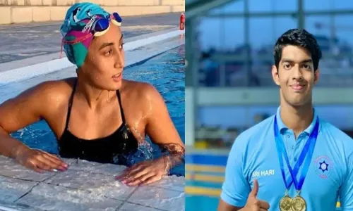 Swimmers Srihari Nataraj, Maana Patel nominated for Tokyo Olympics Swimmers Srihari Nataraj, Maana Patel nominated for Tokyo Olympics