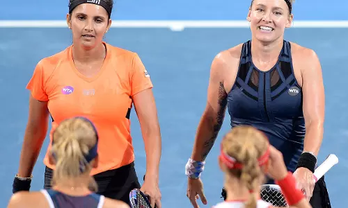 Sania Mirza and Mattek-Sands crash out of Viking International Eastbourne