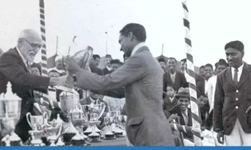 In 1920, Sir Dorabji Tata sponsored the first Indian squad for the Antwerp Olympics, even before India had an Olympic Committee (Source: Tata Group/Twitter)