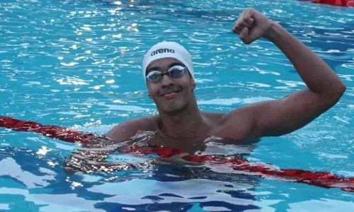 Srihari Natraj qualifies for the Tokyo Olympics (Source: jswsports/Twitter)