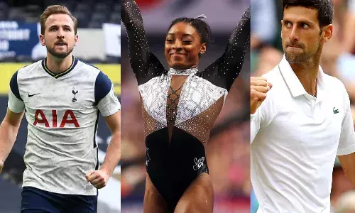 Harry Kane, Simone Biles and Novak Djokovic
