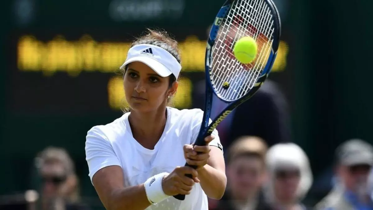 Saniya Mirza Sexey Video - Sania Mirza makes a winning return at her first Wimbledon as a mother