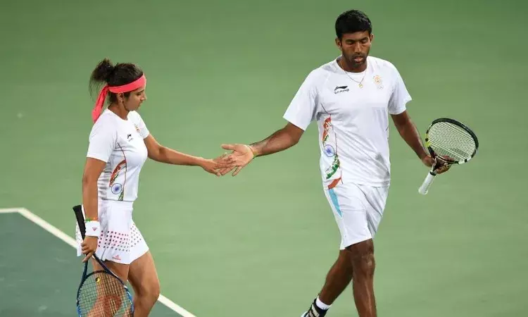 Sania Mirza and Rohan Bopanna