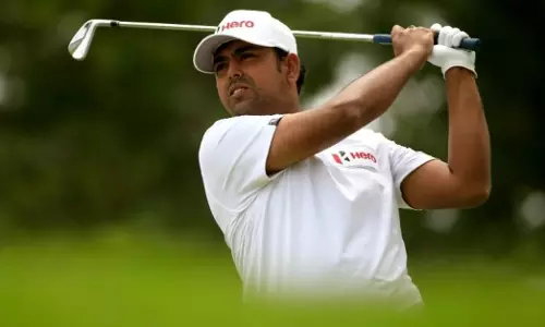 Anirban Lahiri at the Presidents Cup