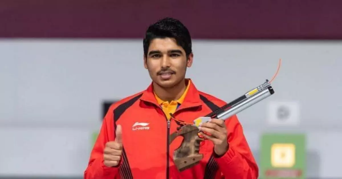 Saurabh Chaudhary (Source: @SChaudhary2002/Twitter) Saurabh Chaudhary (Source: @SChaudhary2002/Twitter)