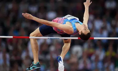 Russian high jumper Danil Lysenko