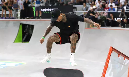 American Skateboarder Nyjah Huston