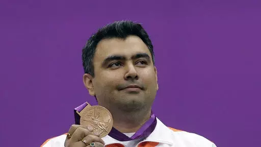 Gagan Narang had clinched the Bronze Medal in Mens 10m Air Rifle Event at the 2012 London Olympics [Source: The Ring Side Review]