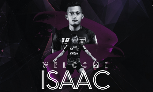 Isaac Vanmalsawma welcomed by Odisha FC