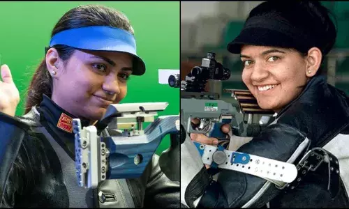 Apurvi Chandela and Anjum Moudgil