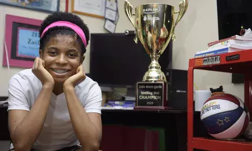 Zalia Avant-garde became the first African-American to win Spelling Bee