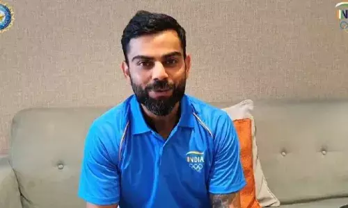 Virat Kohli wishing the countrys Tokyo Olympics-bound athletes.