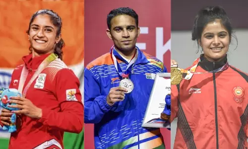 Manu Bhaker Amit Panghal Vinesh Phogat