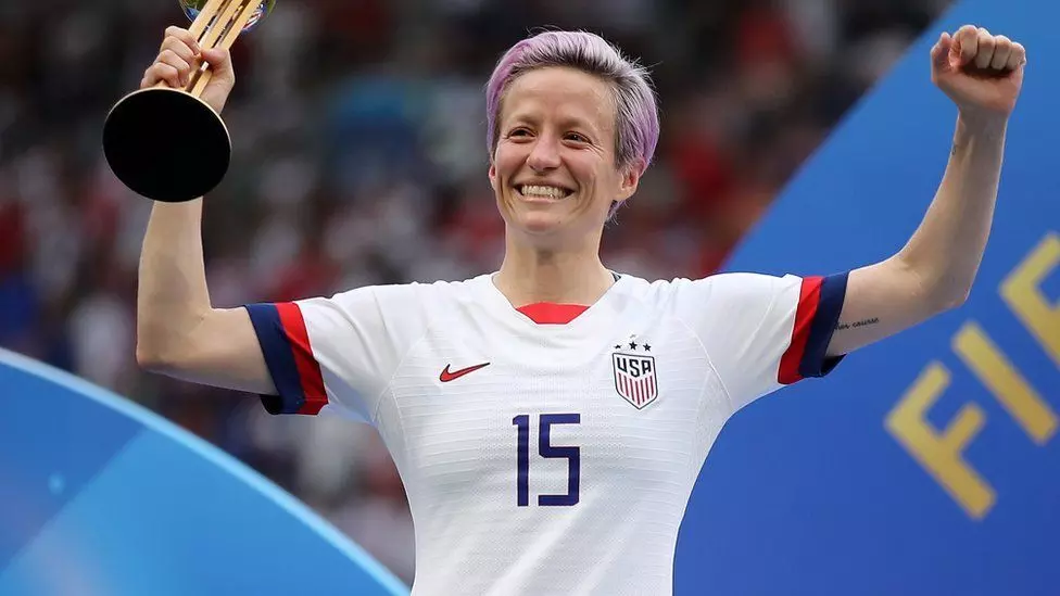 Meghan Rapinoe after winning the 2019 World Cup (Source:FIFA)