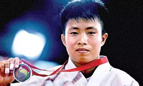 Indian Judoka Sushila Devi Likmabam