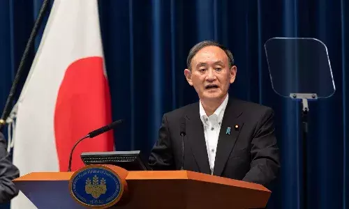 Japanese Prime Minister Yoshihide Suga Safe Olympics