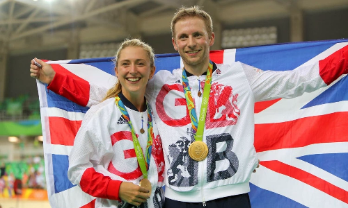 Jason Kenny and Laura Kenny Cycling Great Britain