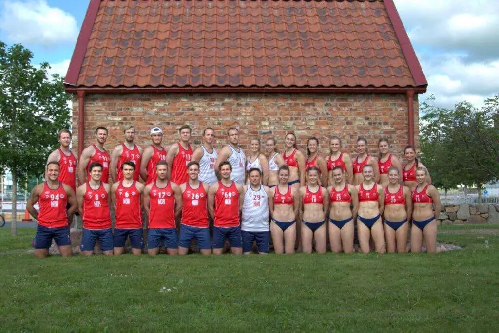 Norwegian mens and womens handball team in 2019 (Source - Norwegian Handball Federation)