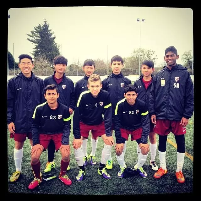 Vedaant(number 82) during his trial days at FC Metz. Vedaant(number 82) during his trial days at FC Metz.
