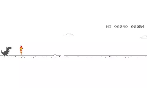 Google Chrome T-Rex Dino Game