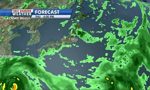 typhoon olympics tokyo forcast