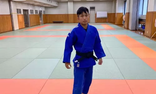 Indian judoka Sushila Devi Likmabam