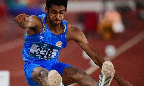 Long jumper M Sreeshankar