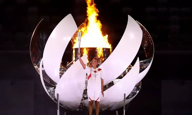 tennis player aaomi osaka Opening ceremony