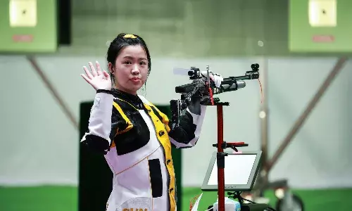 Chinas Yang Qian wins Tokyo Olympics first Gold Medal