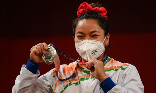 Mirabai Chanu won a Silver Medal at Tokyo Olympics 2020