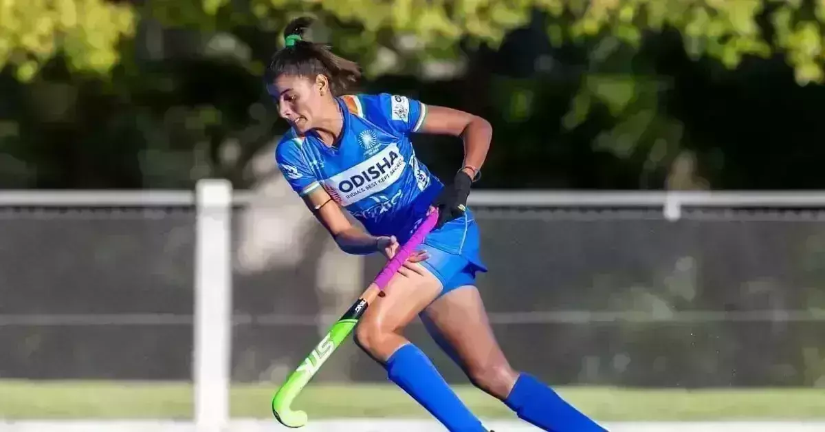 Sharmila Devi - goalscorer for India against Great Britain