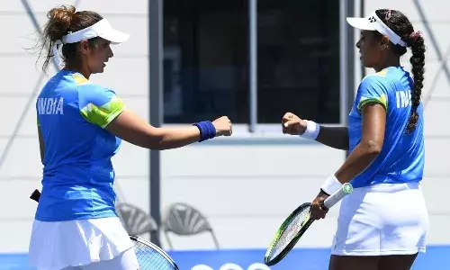 Sania Mirza and Ankita Raina