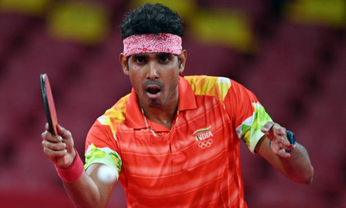 Sharath Kamal at Tokyo 2020