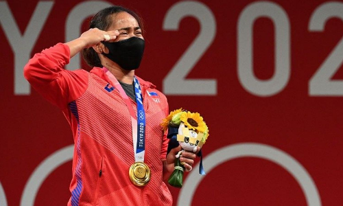 Hidilyn Diaz Philippines First Gold at Tokyo Olympics