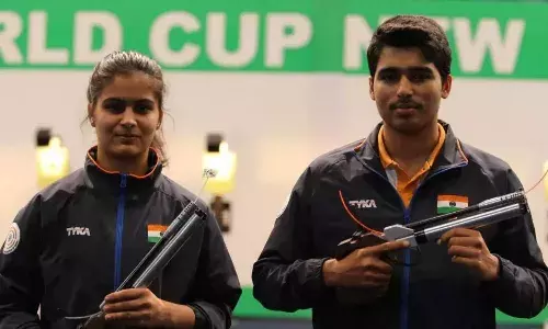 Manu Bhaker and Saurabh Chaudhary