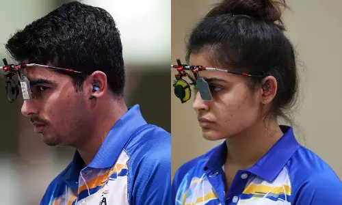 Manu Bhaker and Saurabh Chaudhary