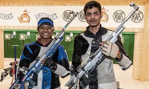 Elavenil and Divyansh (Source: NRAI)