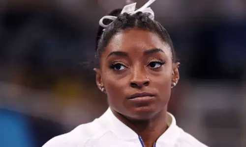 Simone Biles at the Tokyo Olympics