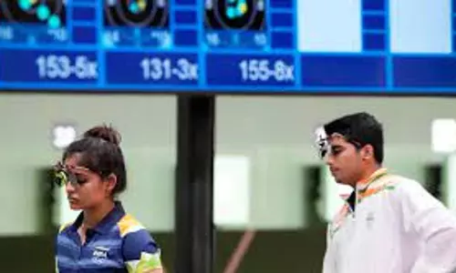 Manu Bhaker and Saurabh Chaudhary
