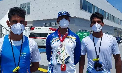 Indian Rowers Arjun Lal and Arvind Singh Indian Rowers Arjun Lal and Arvind Singh