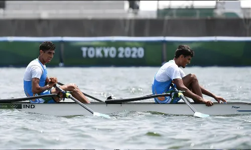 Arjun Lal and Arvind Jat at Tokyo Olympics Arjun Lal and Arvind Jat at Tokyo Olympics