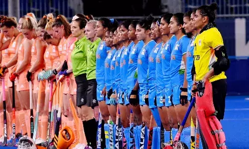 India Women Hockey Team at Tokyo Olympics