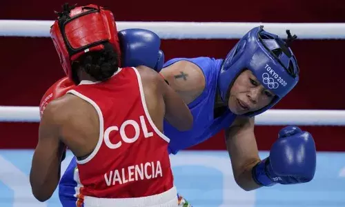 Mary Kom vs Ingrit Valencia at Tokyo Olympics