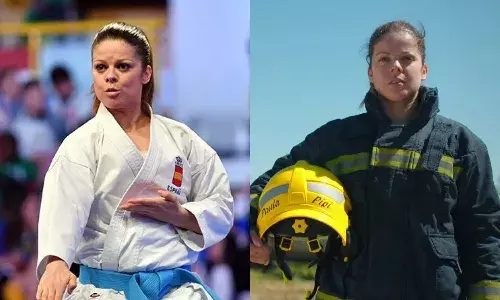 Paula Rodriguez karate player and Firefighter