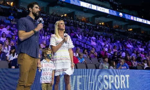 Swimming legend Michael Phelps