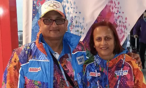 Indian fan Om Prakash Mundra