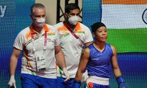 Mary Kom at Tokyo Olympics (Source: Getty)